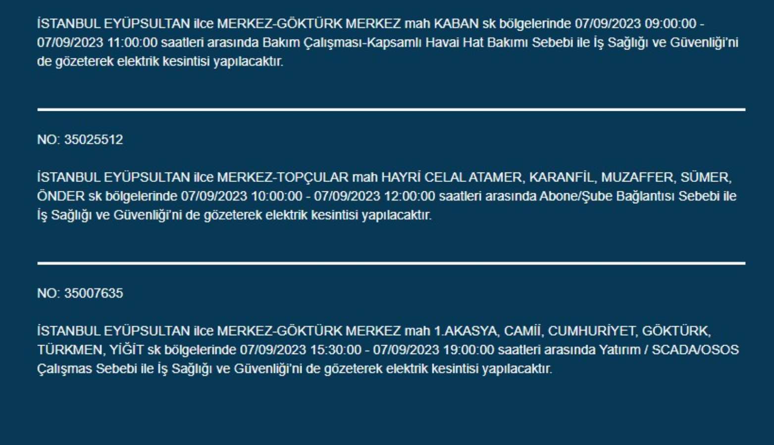 İstanbullular dikkat: 25 ilçede elektrik kesintisi