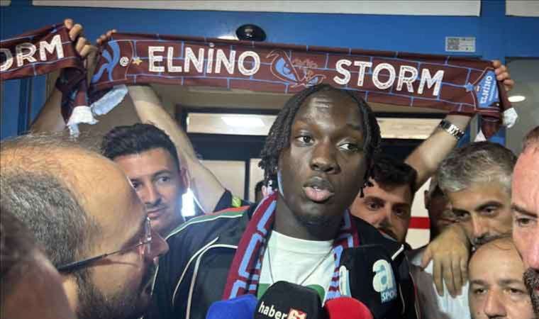 Trabzonspor'un yeni transferi Batista Mendy, Trabzon'a geldi