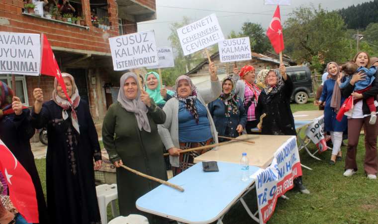 Kastamonu'da yurttaşlar, kalker ocağı ÇED toplantısını yaptırmadı: 'Yaşamak istiyoruz!'