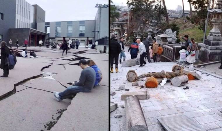 Japonya yeni yıla deprem ile başladı