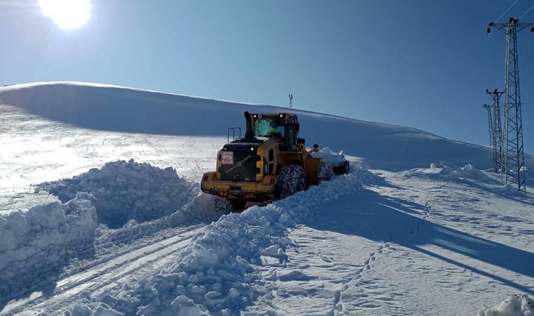 Van'da 86 yerleşim yerinin yolu kardan kapandı