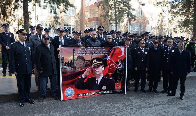 Şehit Emniyet Müdürü Gaffar Okkan ile 5 mesai arkadaşı anıldı