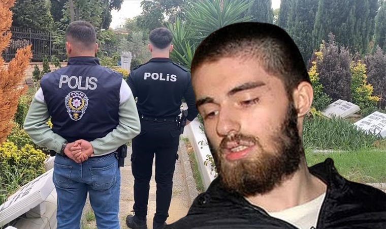 Polis, Cem Garipoğlu’nun kabrinin bulunduğu mezarlıkta nöbet tutuyor