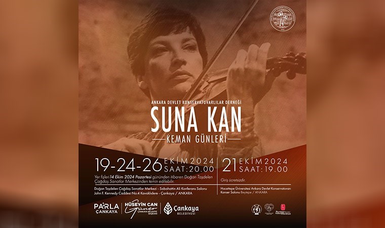 Suna Kan anısına dört konser