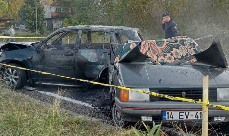 Zonguldak - Ankara yolunda feci kaza! Yanarak can verdi