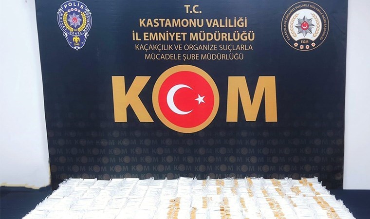 Kastamonu’da 14 bin 400 doldurulmuş makaron ele geçirildi