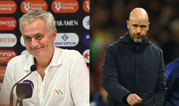 Fenerbahçe maçı öncesi... Erik ten Hag'dan Mourinho sözleri!