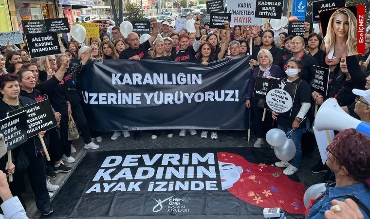 'Kırık Saçlı Kadınlar Özgürlüğe Yürüyor' sekizinci gününde