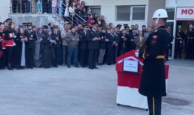 TUSAŞ saldırısında şehit olan taksi şoförünün naaşı askeri törenle hastaneden alındı