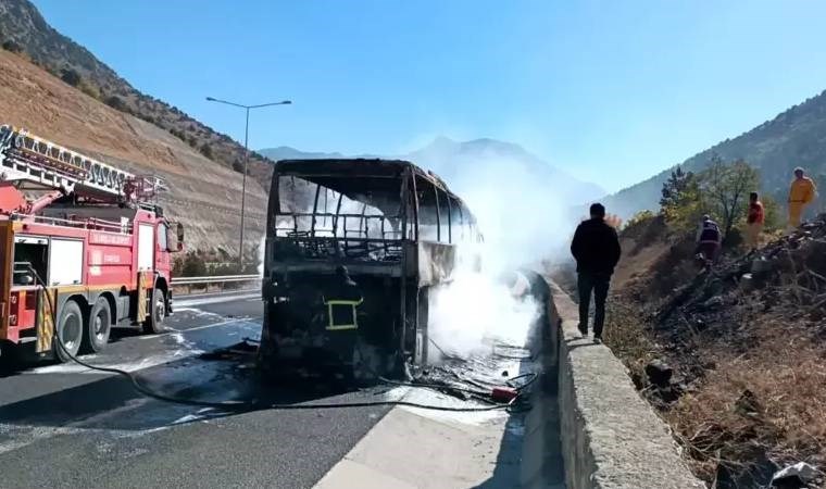 Yolcu otobüsünde faciadan dönüldü