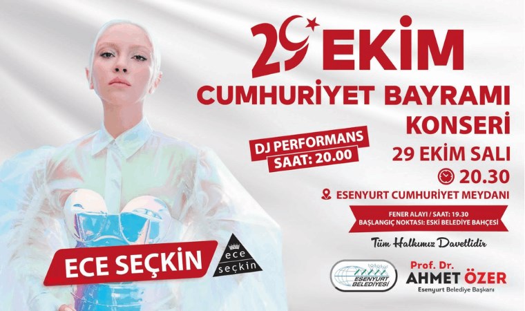 29 Ekim Cumhuriyet Bayramı konser takvimi 2024! 29 Ekim Cumhuriyet Bayramı'nda İstanbul'da hangi ilçede, kimin konseri var?