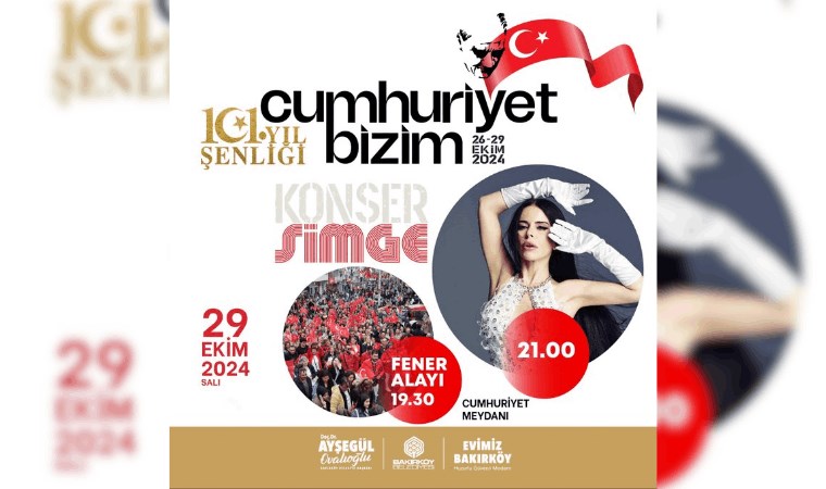 29 Ekim Cumhuriyet Bayramı konser takvimi 2024! 29 Ekim Cumhuriyet Bayramı'nda İstanbul'da hangi ilçede, kimin konseri var?