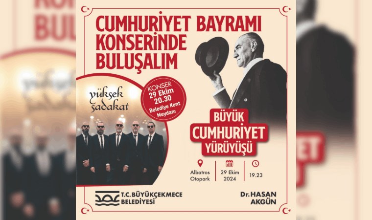 29 Ekim Cumhuriyet Bayramı konser takvimi 2024! 29 Ekim Cumhuriyet Bayramı'nda İstanbul'da hangi ilçede, kimin konseri var?