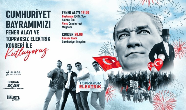 29 Ekim Cumhuriyet Bayramı konser takvimi 2024! 29 Ekim Cumhuriyet Bayramı'nda İzmir'de hangi ilçede, kimin konseri var?