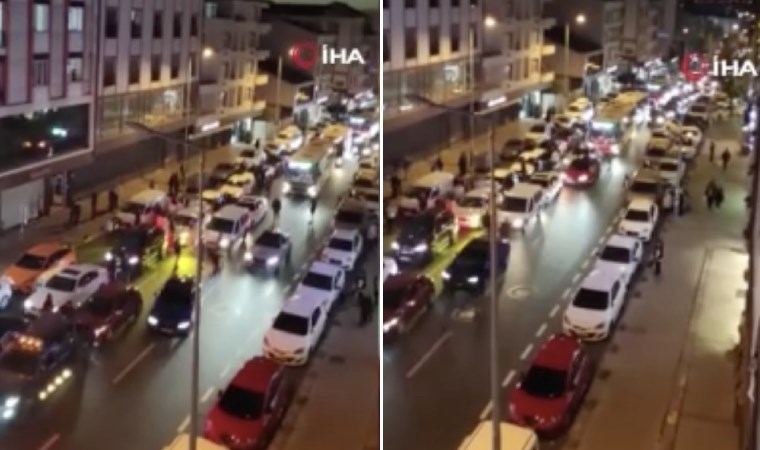 İstanbul'da sirenli, abartı egzozlu düğün konvoyu trafiği kapattı