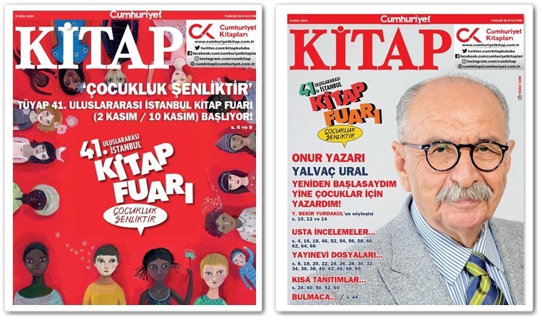 Cumhuriyet Kitap Dergi 68 sayfalık 41. Uluslararası İstanbul Kitap Fuarı Özel Sayısı / 31 Ekim 2024 / Sayı 1811!