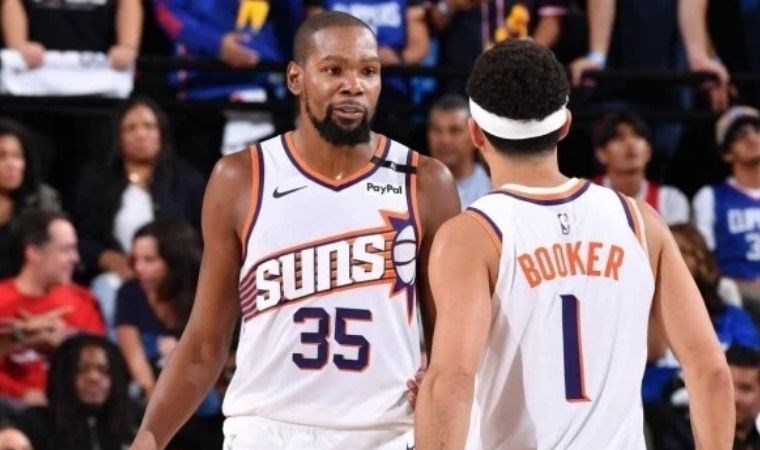 Booker ve Durant ikilisi 63 attı, Lakers'a ilk yenilgisini tattırdı!