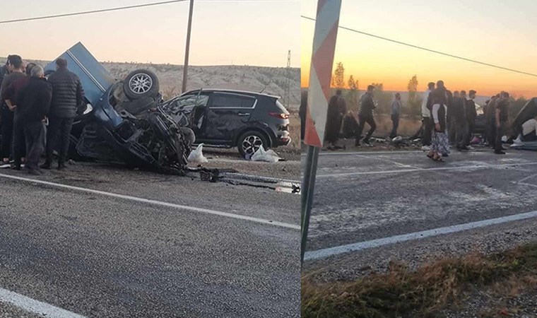 Çorum'da korkunç kaza! Hafif ticari araç ile otomobil çarpıştı: 2 ölü, 2 yaralı