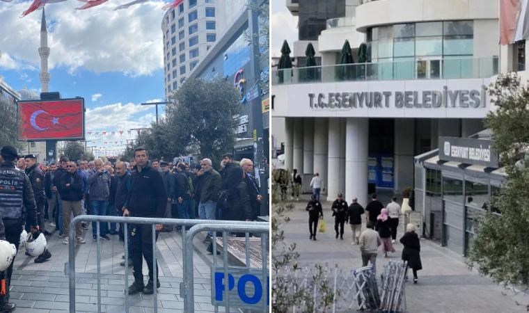 Esenyurt’taki buluşmaya polis engeli! Özgür Özel'in bulunduğu otobüse engelleme