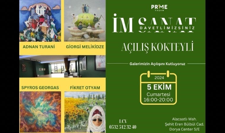 İMSANAT: Sanat ve Yaşamın Buluşma Noktası İlk Sergisiyle Açılıyor