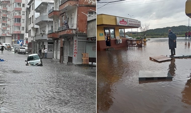 Artvin'i sağanak vurdu... Hasara yol açtı!