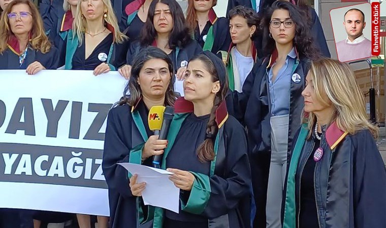 Kadın avukatlardan adliye önünde kadın cinayetlerine karşı eylem: Politika üreticileri tarafından teşvik ediliyor