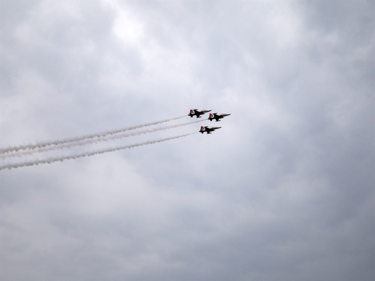 Türk Yıldızları'ndan Ata'ya saygı uçuşu