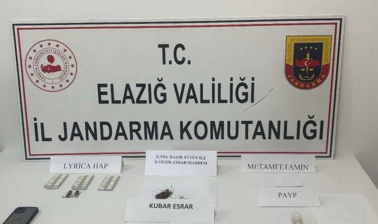 Elazığ’da uyuşturucu operasyonu: 1 gözaltı