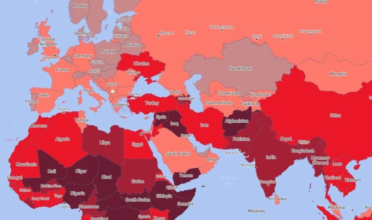 Dünya 'akıl sağlığı' haritası yayınlandı... Türkiye hangi kategoride?