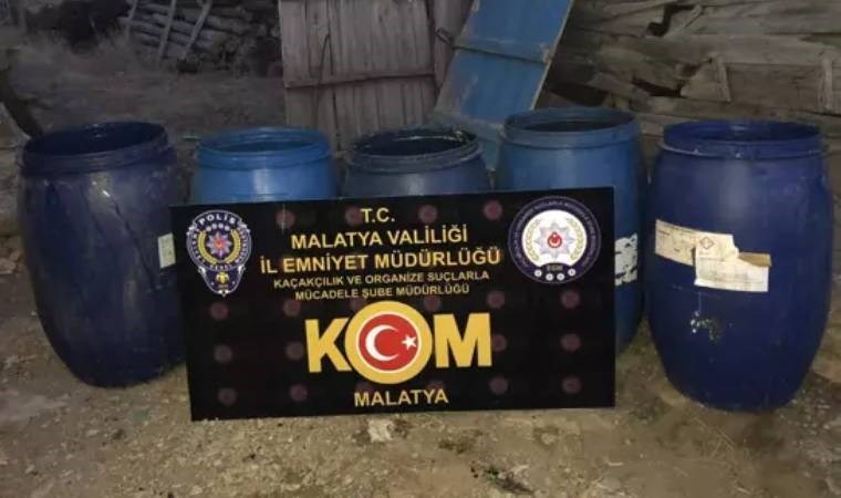 Malatya'da kaçak içki operasyonu: 9 gözaltı