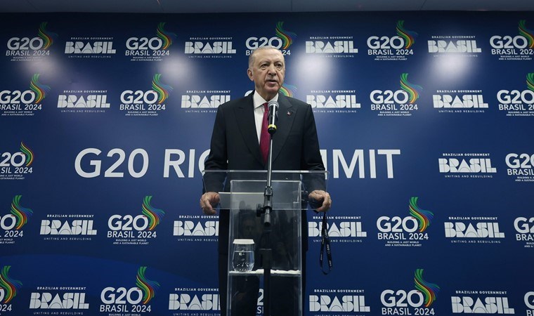 Erdoğan G-20 Zirvesi’nde ‘5 yıllık kesintisiz icraat dönemindeyiz’ dedi: ‘Dezenflasyon’ mesajı da verdi