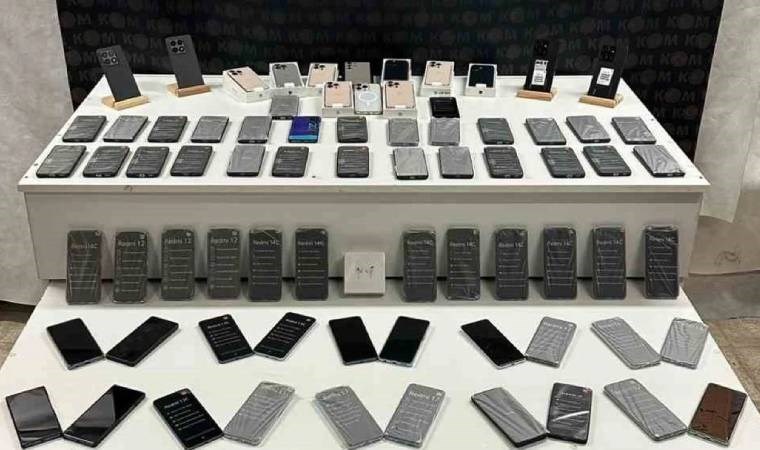 80 adet kaçak telefon ele geçirildi