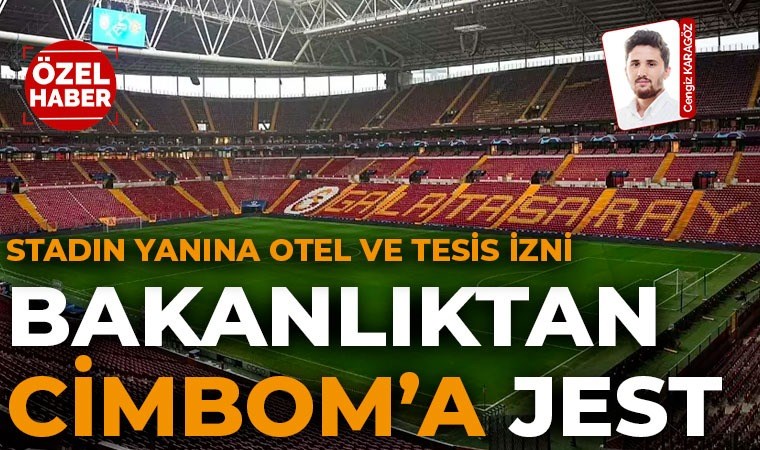 Bakanlıktan Galatasaray’a jest: Stadın yanındaki park alanı tesis alanına alındı