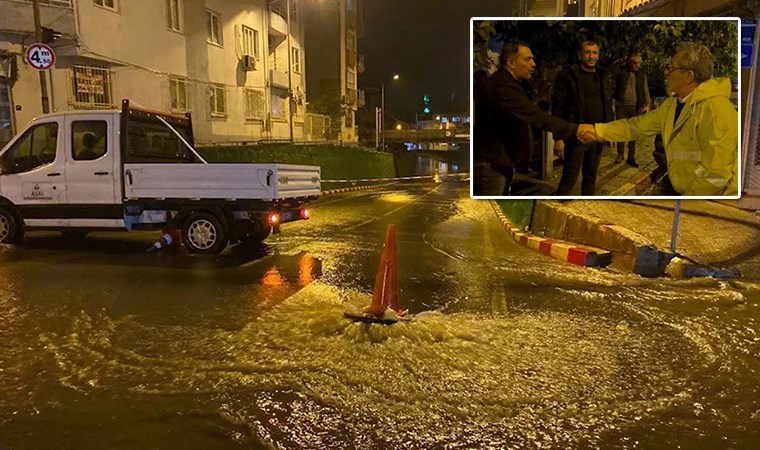 Cadde ve sokakları suyla doldu... Nazilli'de 'sağanak' etkisi: Belediye başkanı halktan özür diledi