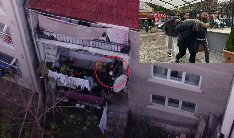 Eskişehir'de operasyon: Polisleri görünce kokain poşetini balkondan attı!