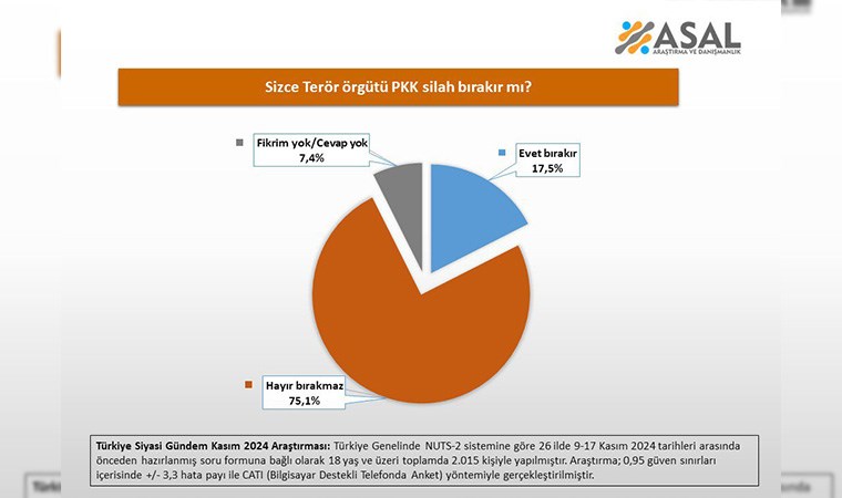 Yeni 'çözüm süreci' tartışması yurttaşa soruldu... Anket: PKK silah bırakır mı?