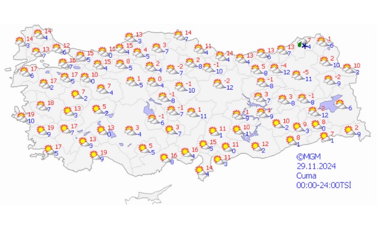 Meteoroloji paylaştı: Kar yağışı bekleniyor! 5 günlük hava durumu...