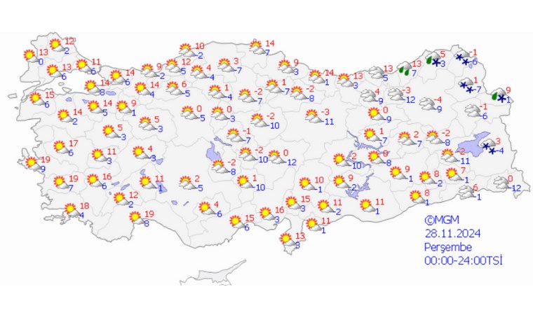 Meteoroloji paylaştı: Kar yağışı bekleniyor! 5 günlük hava durumu...