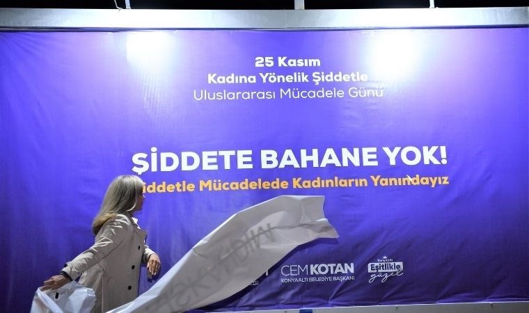 Konyaaltı Belediyesi’nden ‘kadına şiddete’ karşı mesaj