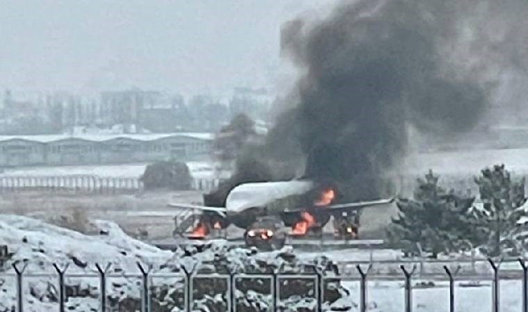 Esenboğa Havaalanı'ndaki uçak yangını korkuttu: Gerçek sonradan ortaya çıktı!