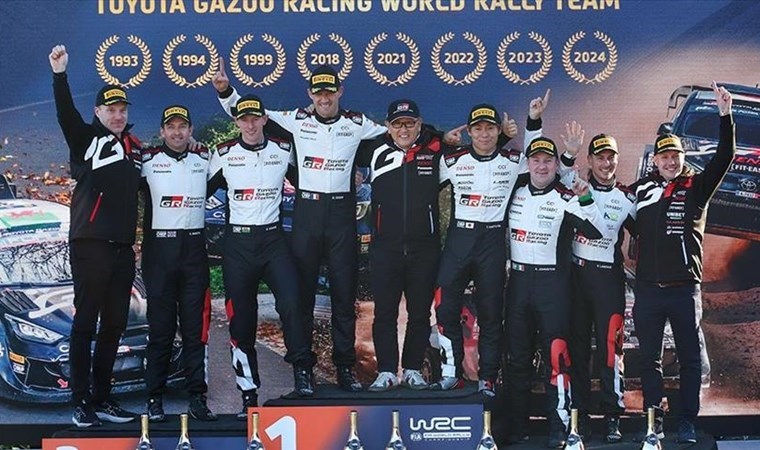 WRC'de Markalar Şampiyonu Toyota Gazoo Racing oldu