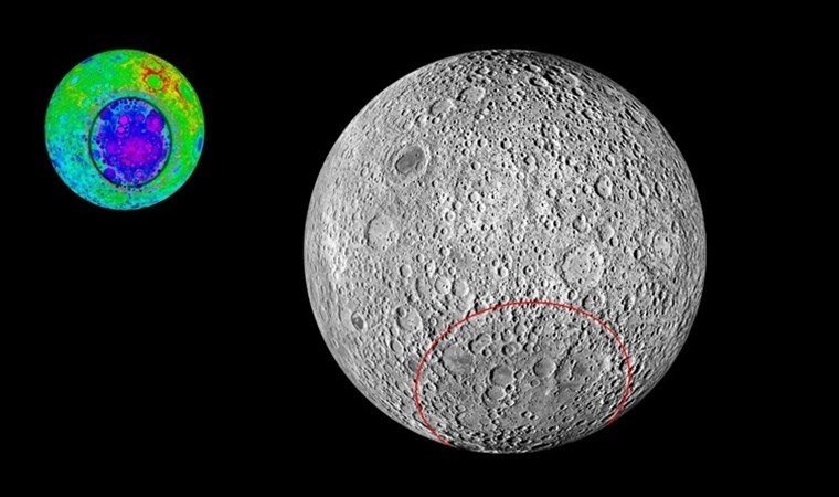 Ay yüzeyinin altında devasa bir yapı keşfedildi