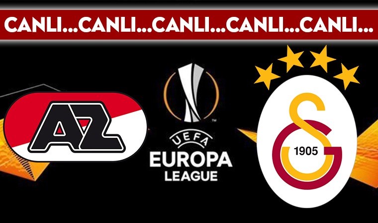 CANLI YAYIN: AZ Alkmaar 1-1 Galatasaray CANLI ANLATIM - 2024/2025 Sezonu UEFA Avrupa Ligi'nin 5. haftası