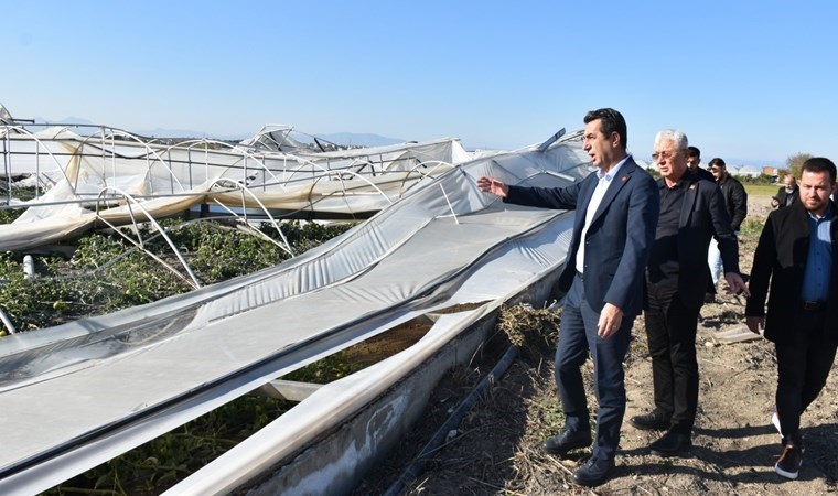 CHP Antalya'da afet bölgesinde: 'Zararların kesinlikle karşılanması gerekir'