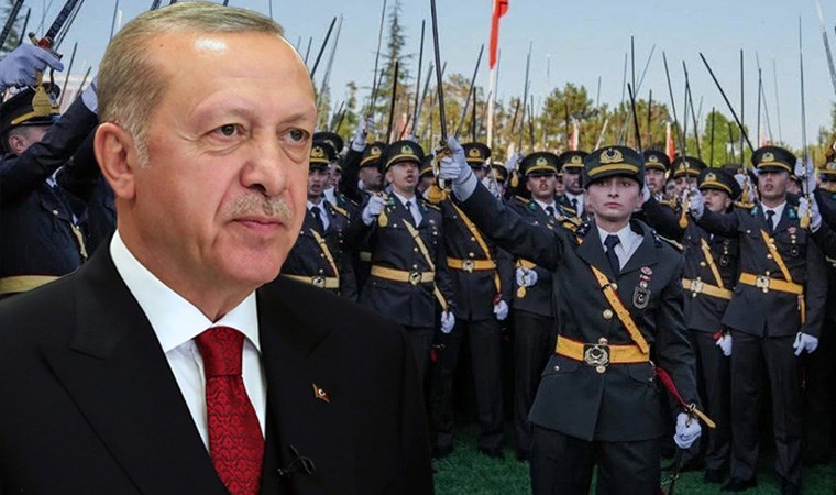 Mecliste teğmenleri eleştiren Erdoğan, 'seçilmiş' Kara Harp Okulu öğrencileri ile Saray'da buluştu