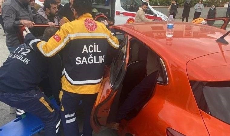 Erzincan’da trafik kazası: 1 yaralı