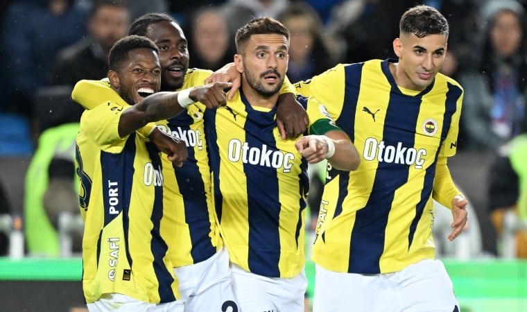 Dev maçta kazanan Fenerbahçe: Trabzonspor 2-3 Fenerbahçe