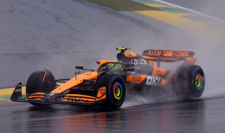 F1'de Lando Norris, Brezilya'daki pole pozisyonunu kaptı!