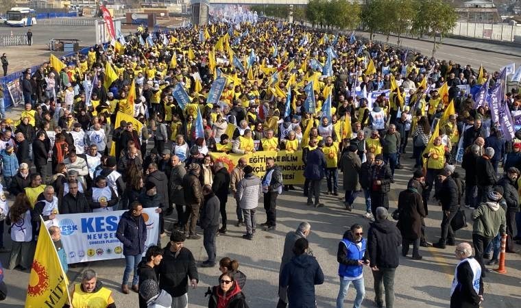 KESK’ten ‘Geçinemiyoruz’ mitingi: Emekçiler Ankara'da yürüdü