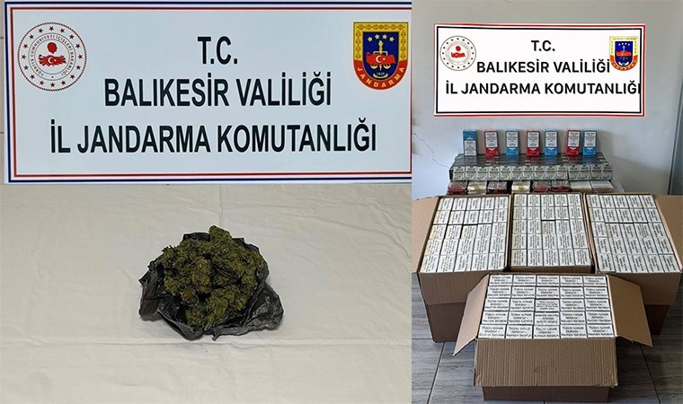 Balıkesir’de kaçakçılık operasyonunda 25 şüpheli yakalandı